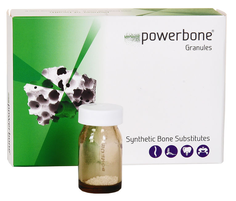 Hueso en gránulos con silicato Powerbone
